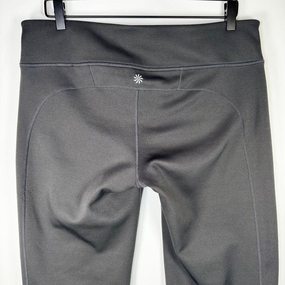 Athleta Pants Womens Large Gray Flare Yoga Activewear Stretch Gym Style‎ 790992 - Picture 5 of 14